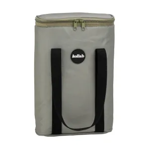 Khaki Black Wine Cooler Bag
