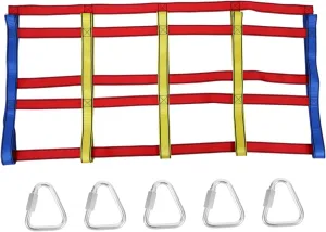 Kisangel 1 Set Colorful Climbing Net Physical Training for Enhances Coordination and Confidence for Active Playtime Fun