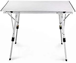 KOHARA Outdoor Folding Table Picnic Table Waterproof Durable Folding Table Desk for Beach Table Camping Aluminium Alloy