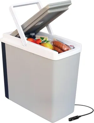 Koolatron Portable Cooler - Electric Lunch Cooler for Car, Camping, Travel, 12 V Insulated Hard Sided Refrigerator for Vehicle, Boat, Truck, Warming & Cooling, Cools Drinks,Food for Road Trip, 18 qt