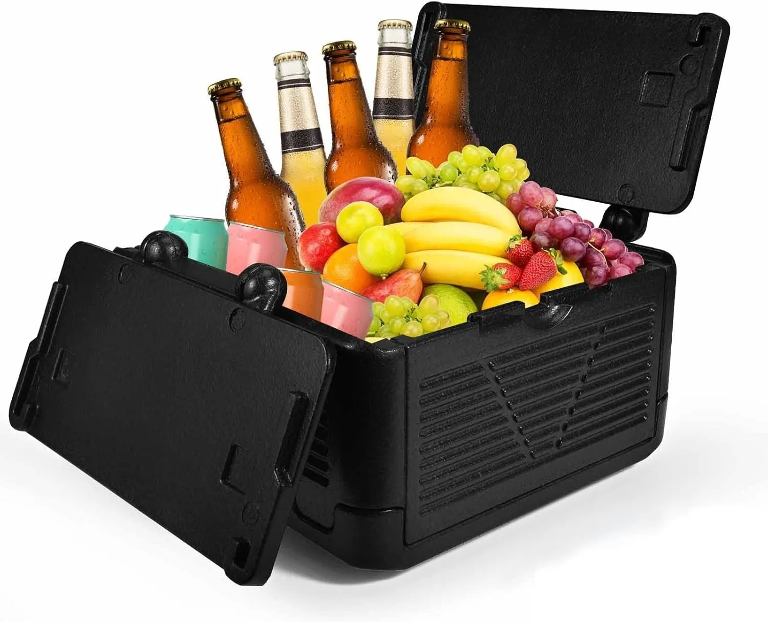 Large Cooler Foldable Camping Insulated Ice Chest, Portable Car Cooler for Party Camping, Hiking, Fishing, Beach Party