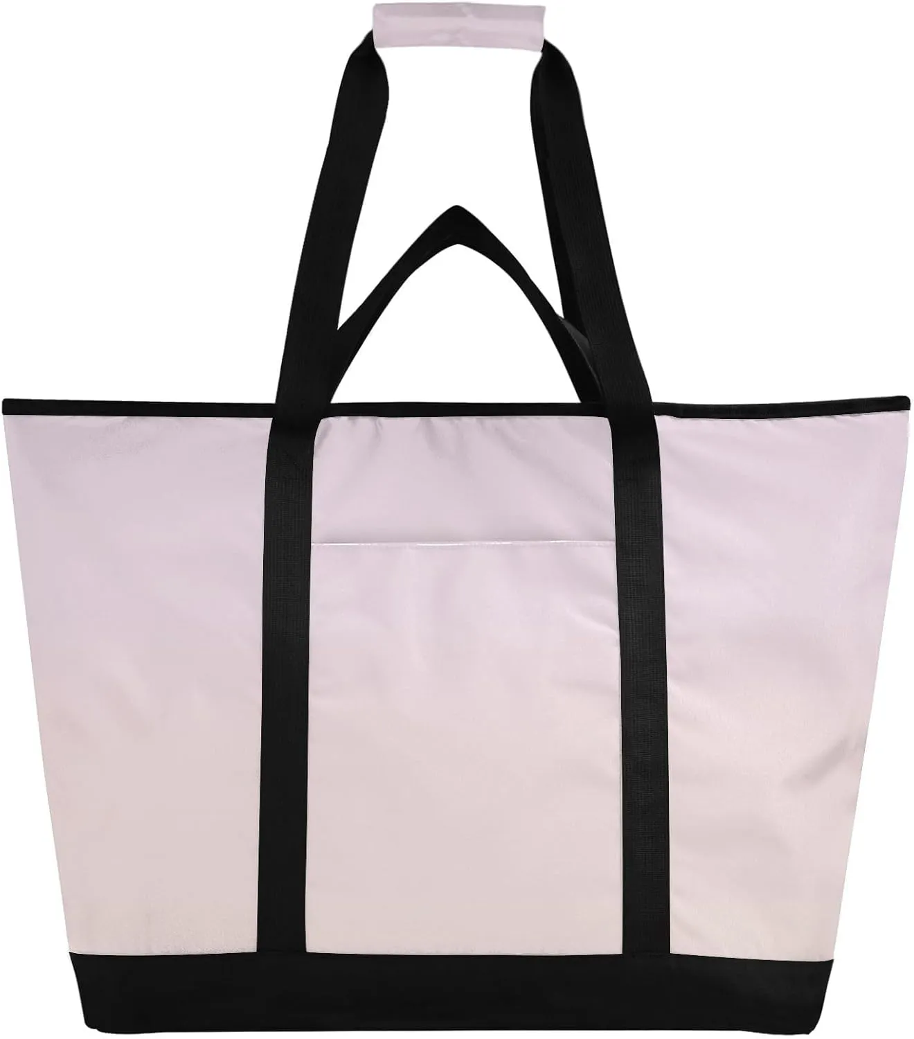 Large Insulated Cooler Bag Hot or Cold Carrier Collapsible Leak Proof Insulated Bag with Handles for Beach Travel Picnics Gradients