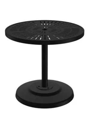 La'Stratta 30" Round KD Pedestal Dining Umbrella Table by Tropitone