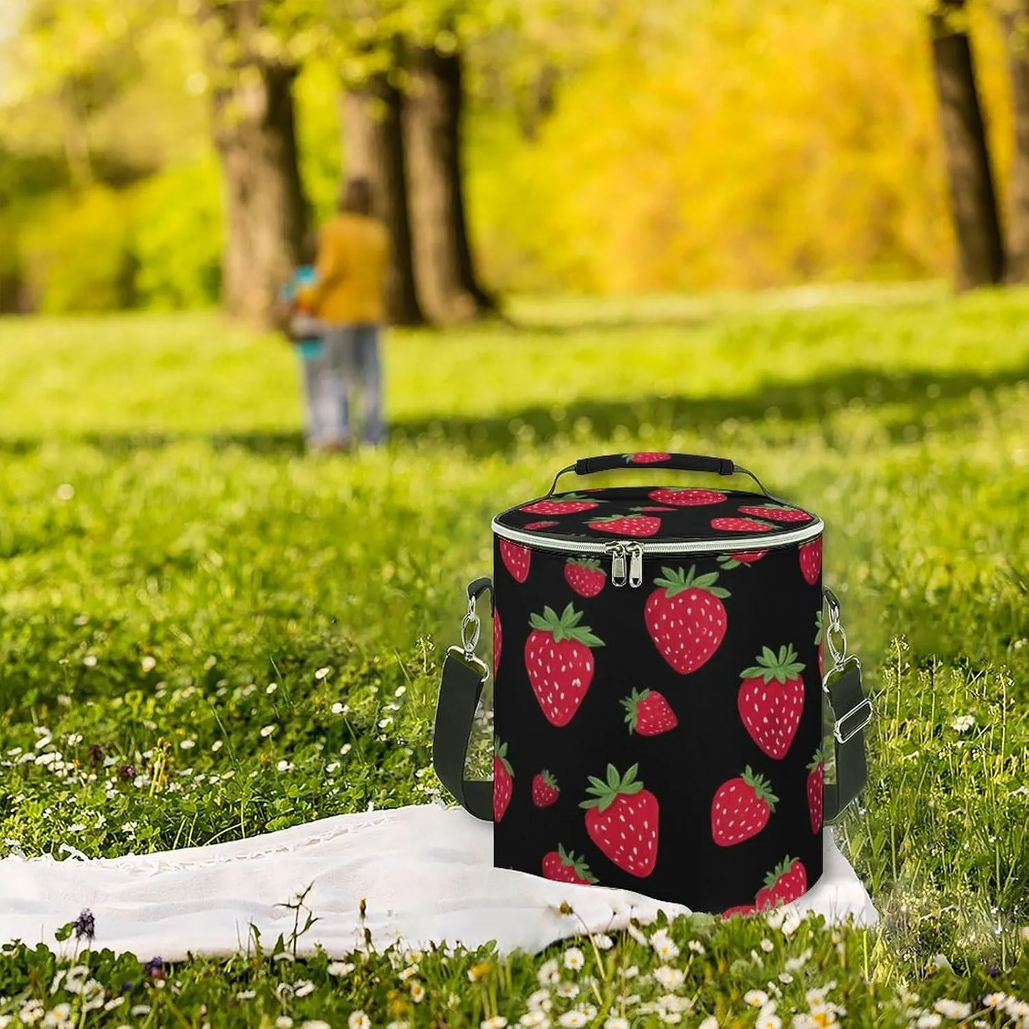 Leak-Proof Cooler Backpack for Women and Men, Small Insulated Outdoor Ice Chest