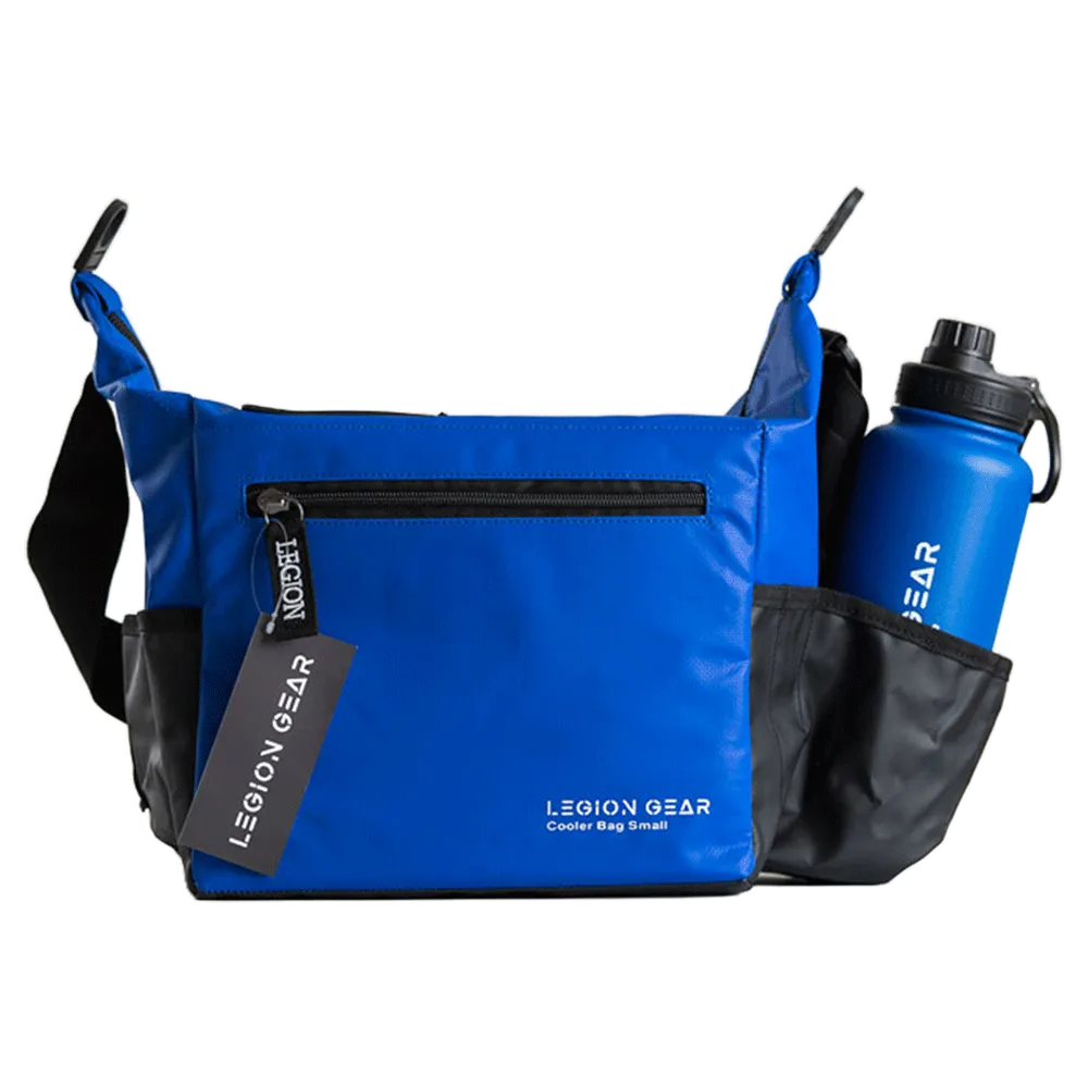 Legion Gear Insulated Cooler Bag & Bottle Bundle - Blue