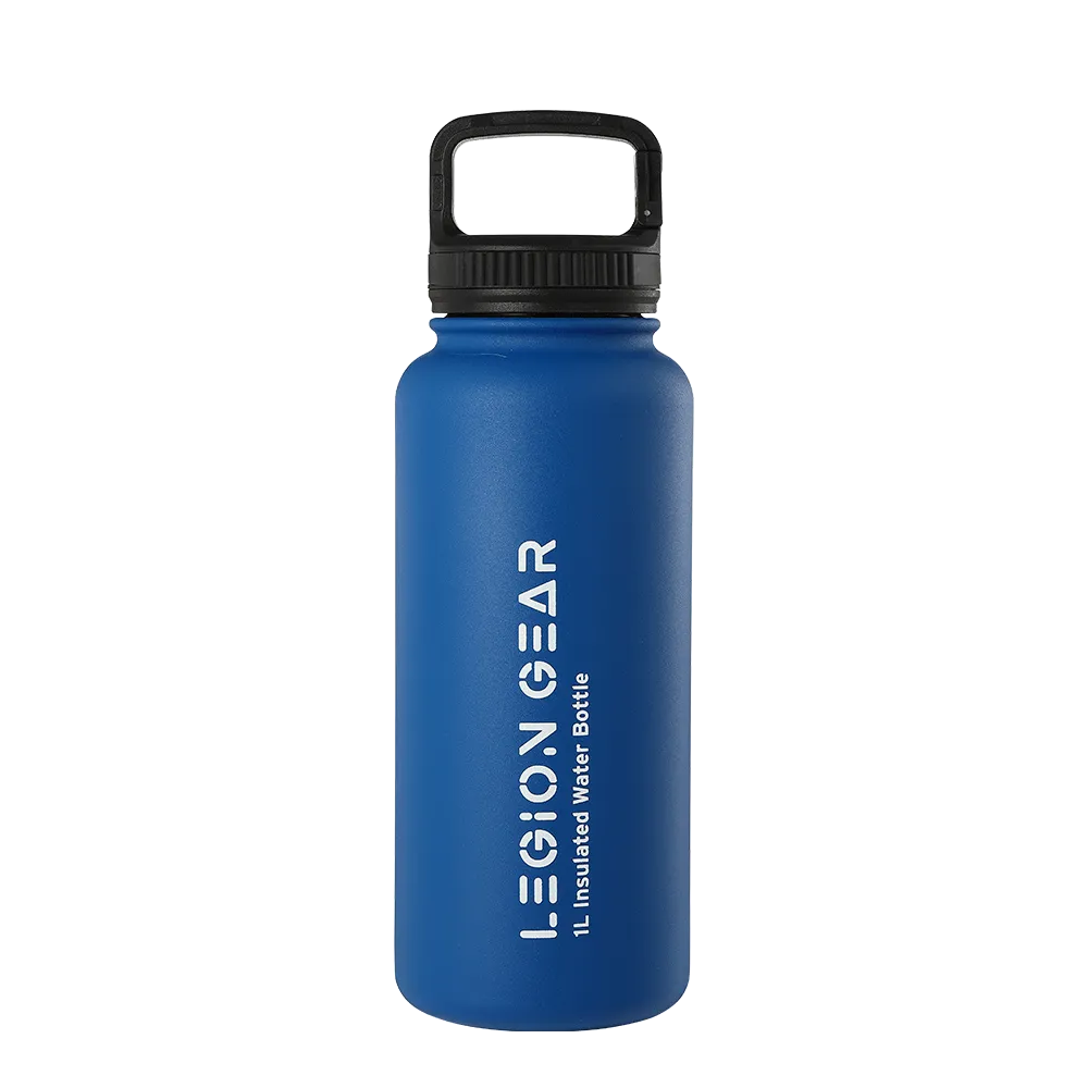 Legion Gear Insulated Cooler Bag & Bottle Bundle - Blue