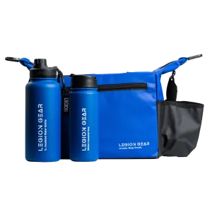 Legion Gear Insulated Cooler Bag & Bottle Bundle - Blue