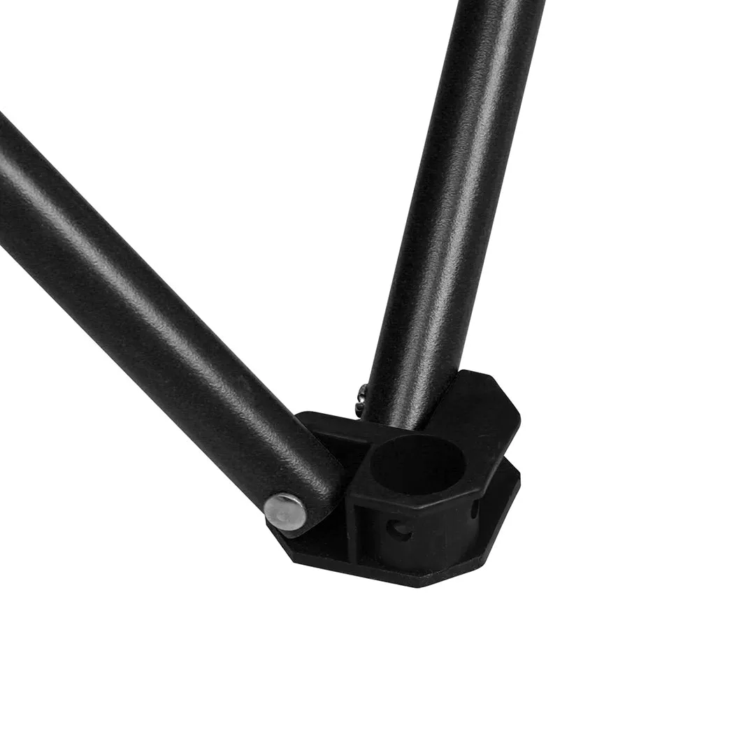 Levede Folding Camping Moon Chair Lightweight Black-NT_Metro