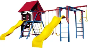 Lifetime Big Stuff Deluxe Swing Set Playset, Primary
