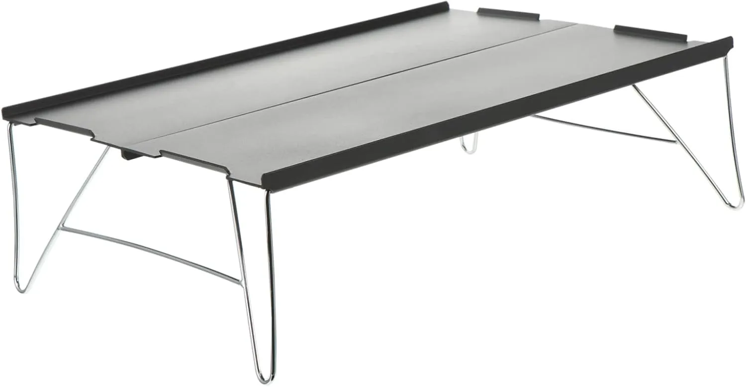 Lightweight Aluminum Picnic Table Quick-fold Versatile for Camping BBQ