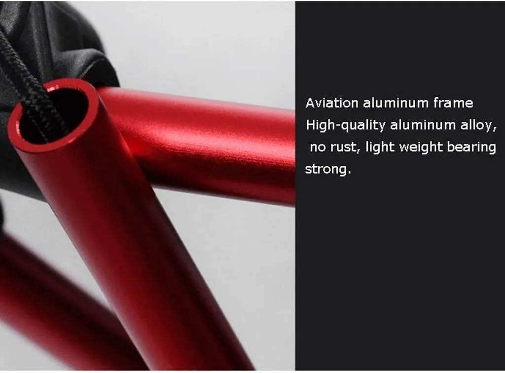 Lightweight Camping Chair Portable Camping Chair Outdoor Lightweight Aluminum Moon Chair Leisure Camping Fishing Chair Folding Stool Outdoor Hiking (Color : D)