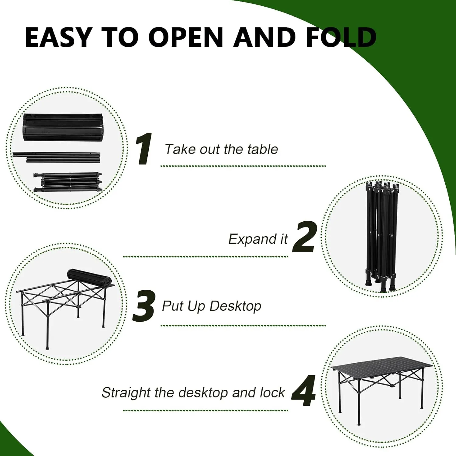 Lightweight Folding Camping Table, Portable Aluminum Table with Carry Bag, Perfect for Camping, Backpacking, Beach, and Outdoor Parties Wood Color 50×53×50cm/19.7×20.9×19.7in