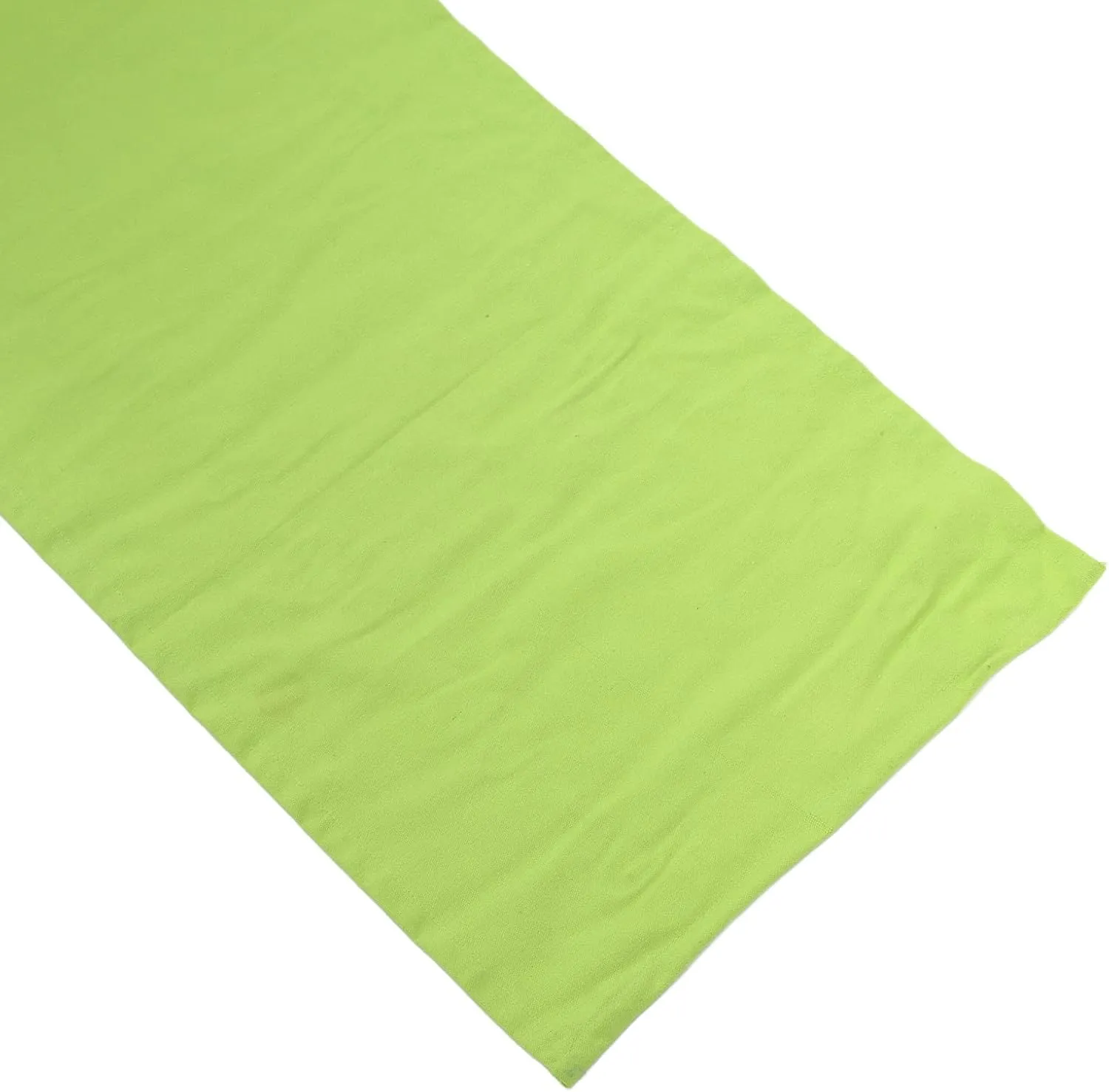 Lightweight Portable Beach Lounge Chair Yellow Recliner Mat with Beech Wood & for Outdoor Travel and Vacation - Beach Accessories (Green)