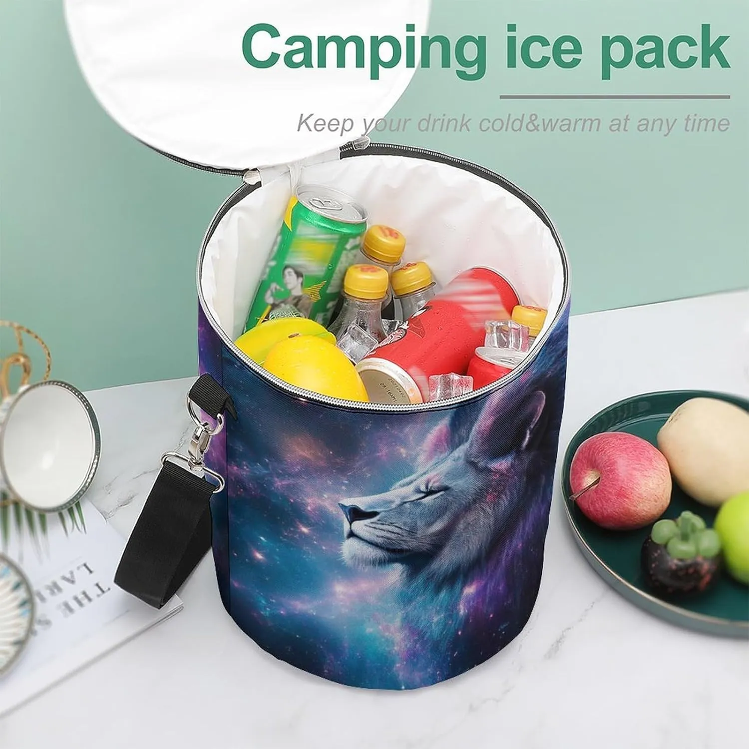 Lightweight Travel Cooler with Adjustable Straps, Leak-Proof Cooler Backpack