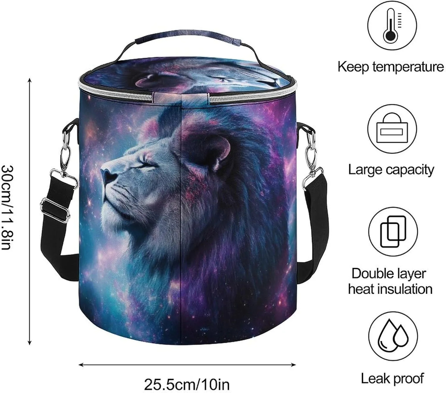 Lightweight Travel Cooler with Adjustable Straps, Leak-Proof Cooler Backpack