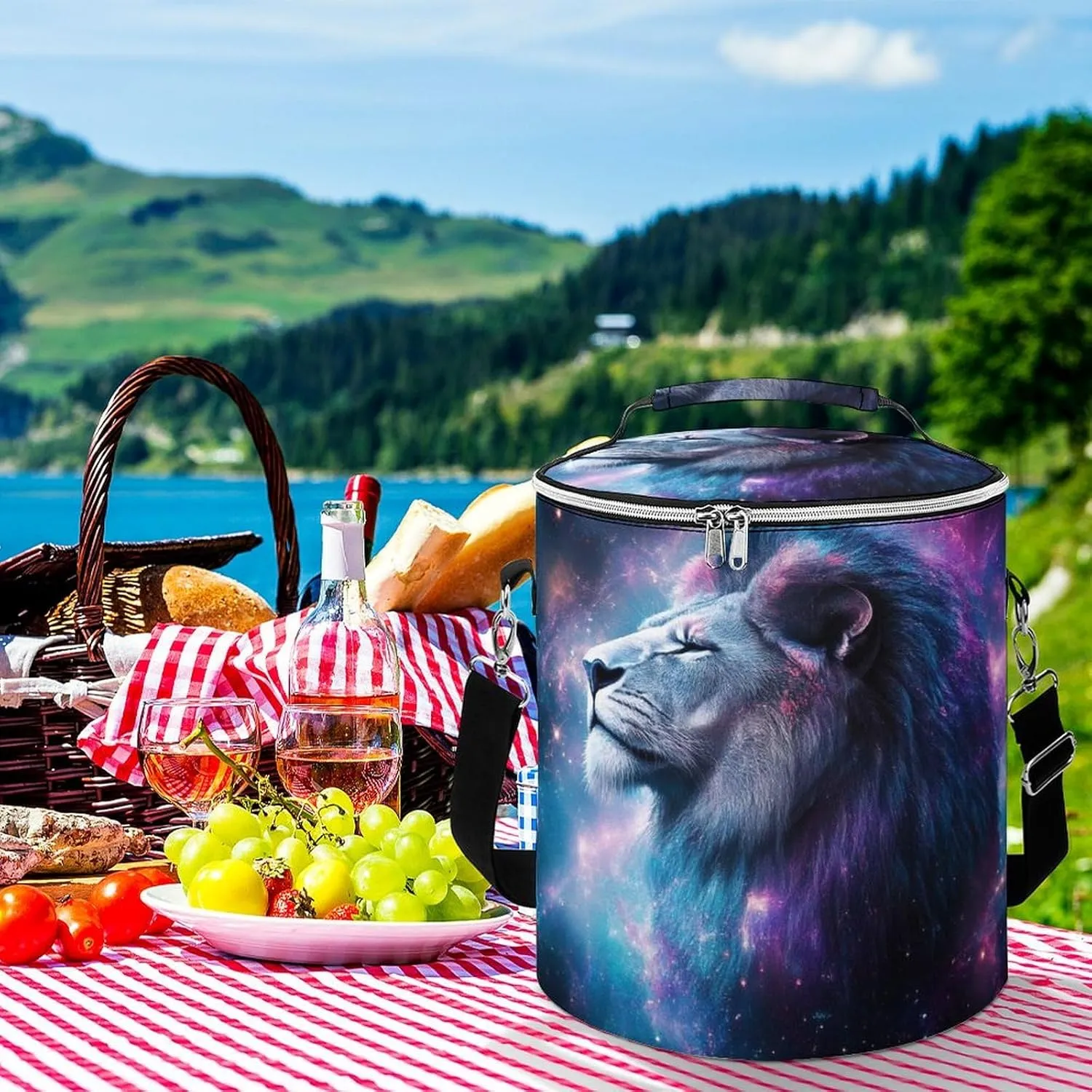 Lightweight Travel Cooler with Adjustable Straps, Leak-Proof Cooler Backpack