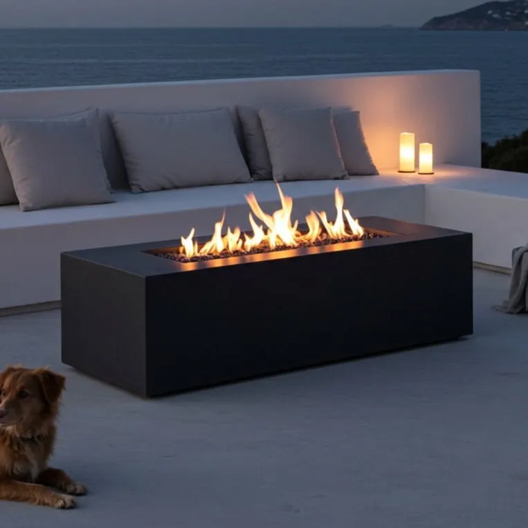 Lineo Fire Pit Table - Aluminum