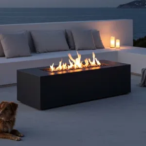 Lineo Fire Pit Table - Aluminum