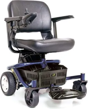 LITERIDER Envy GP162 Electric Travel Powerchair Golden Technologies Blue