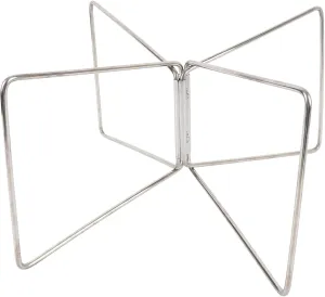 Luggage Rack, Stainless Steel Foldable Cooler Stand Silver Folding Cooler Stand Frame With Storage Bag And Fixing Accessories Universal Stand Cooler For Outdoor Camping