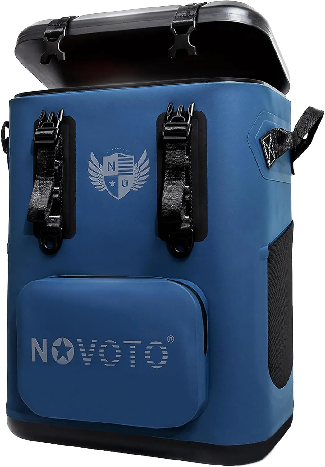 Magnetic Backpack Cooler 30 Can, Leakproof Insulated Soft Cooler Bag for Men & Women, Zipperless Waterproof Soft Sided Cooler for Beach, Lunch, Picnic, Kayak, Car, Camping & Party