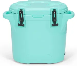 Magshion Portable Beach Cooler Buckets, 26qt Camping Small Hard Cooler with Efficient Drain, 5-7 Days Ice Retention, Leak-Proof and Made of LLDPE, for Picnics, Traveling and BBQ
