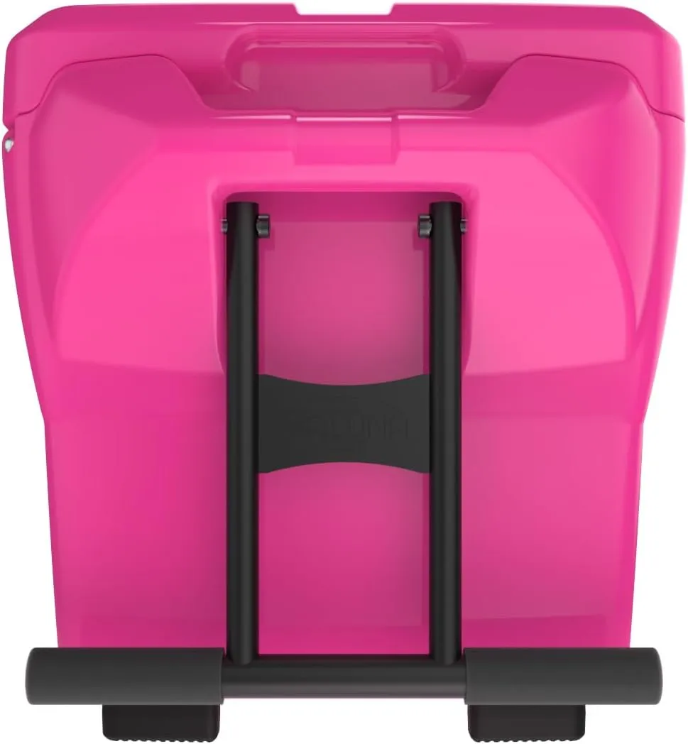 Maluna 40 Quart Wheeled Hard Cooler| Rotomolded | Insulated Portable Ice Chest Box for Drinks, Beverages, Beach, Camping, Picnic, Hunting, Fishing, Boating | Made in USA