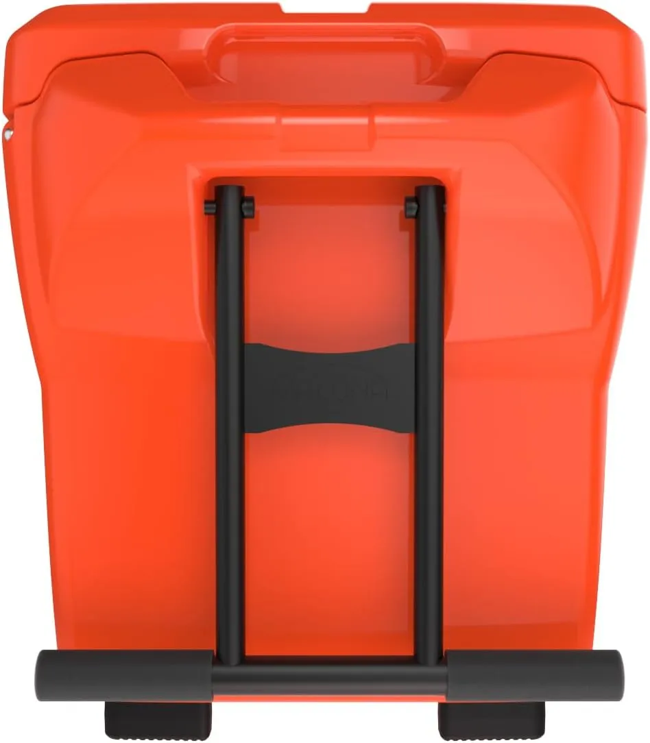Maluna 50 Quart Wheeled Hard Cooler| Rotomolded | Insulated Portable Ice Chest Box for Drinks, Beverages, Beach, Camping, Picnic, Hunting, Fishing, Boating | Made in USA