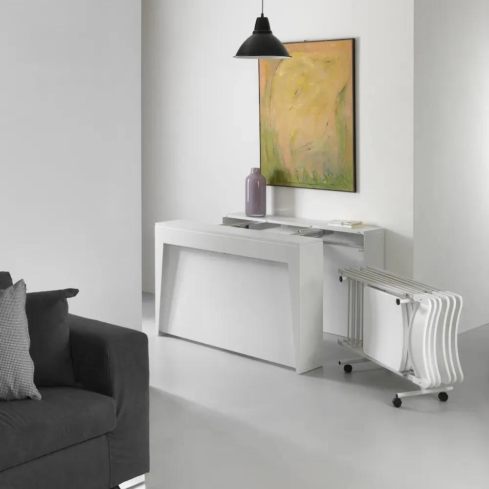 Mammoth - Console Dining Table and Hidden Chairs