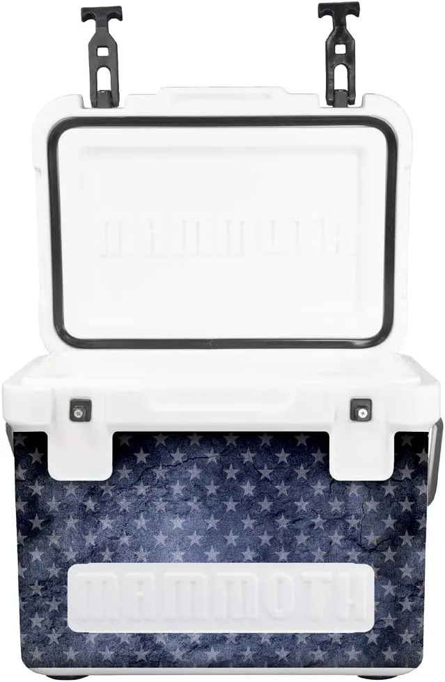 Mammoth Coolers MC20W-NL-FLAG-DW US Flag Decal Wrapped Mammoth Cruiser 20 (White)