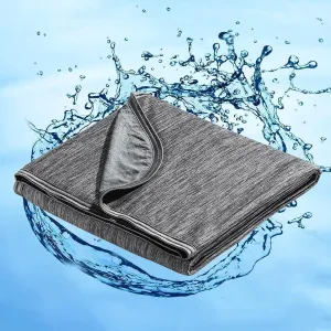 Marchpower Cooling Blanket for Hot Sleepers King Size, Arc-Chill Cooling Blanket with Double-Sided Design, Japanese Cooling Fiber Absorbs Body Heat, Lightweight Soft Cold Blankets for Sleeping Summer