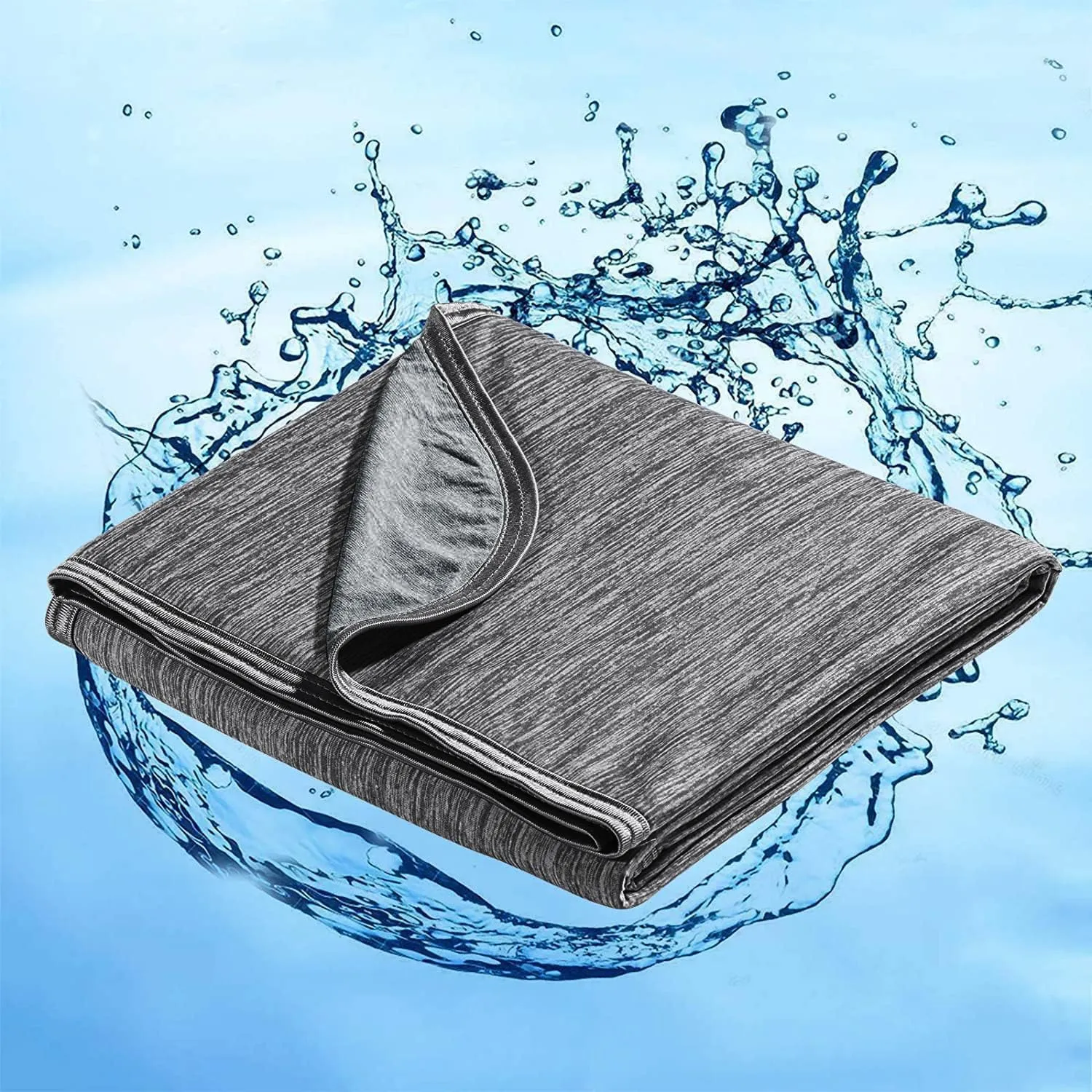 Marchpower Cooling Blanket for Hot Sleepers King Size, Arc-Chill Cooling Blanket with Double-Sided Design, Japanese Cooling Fiber Absorbs Body Heat, Lightweight Soft Cold Blankets for Sleeping Summer