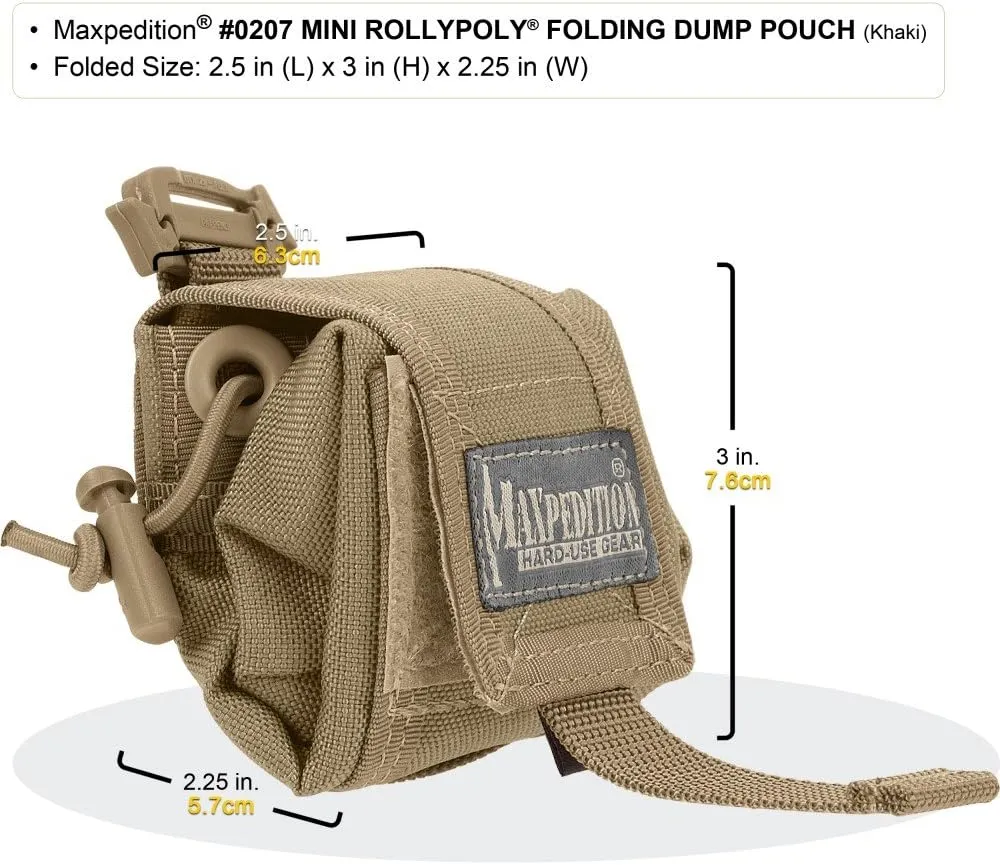 MAXPEDITION Mini Rollypoly Folding Dump Pouch