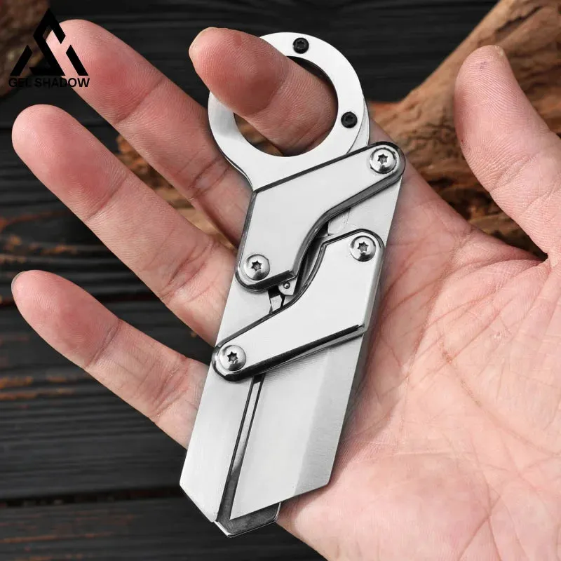 Mechanical folding EDC Knife