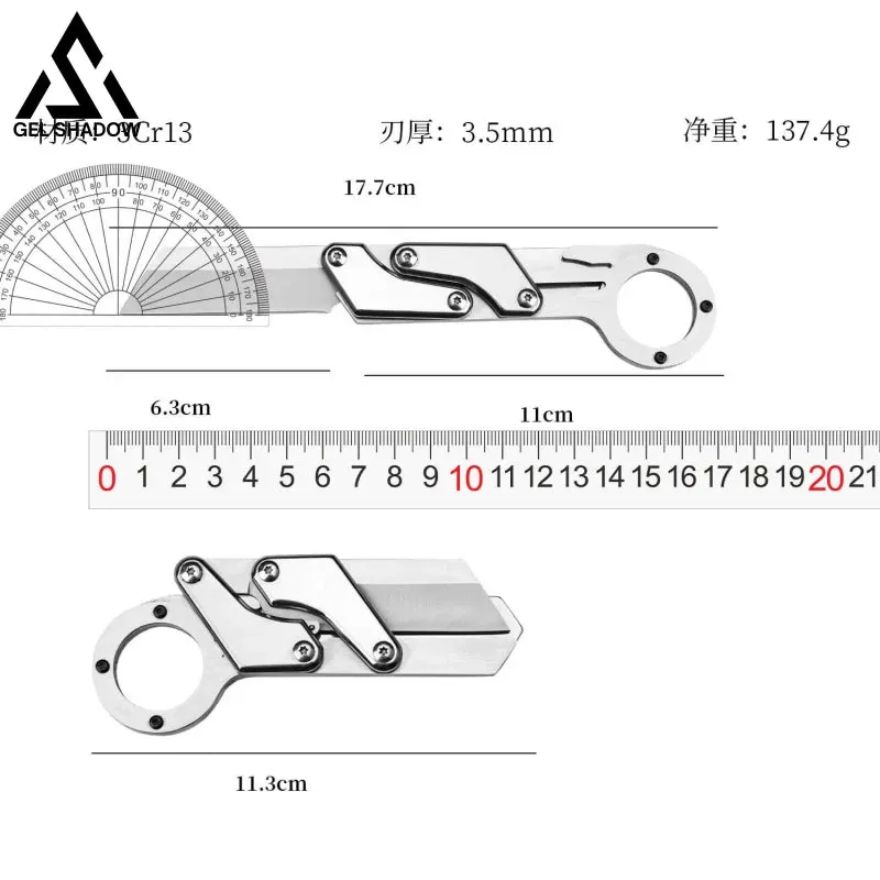 Mechanical folding EDC Knife