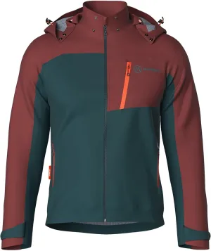 Men's Lightweight Softshell Jacket with Removable Hood, Breathable Water Resistant 5000 Fleece Lined Hiking Jackets