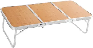 MERRYHAPY 1set Folding Camping Table Portable Picnic Table for Outdoor BBQ Hiking and Beach Compact Lightweight Design for Easy Storage and Transport and Construction