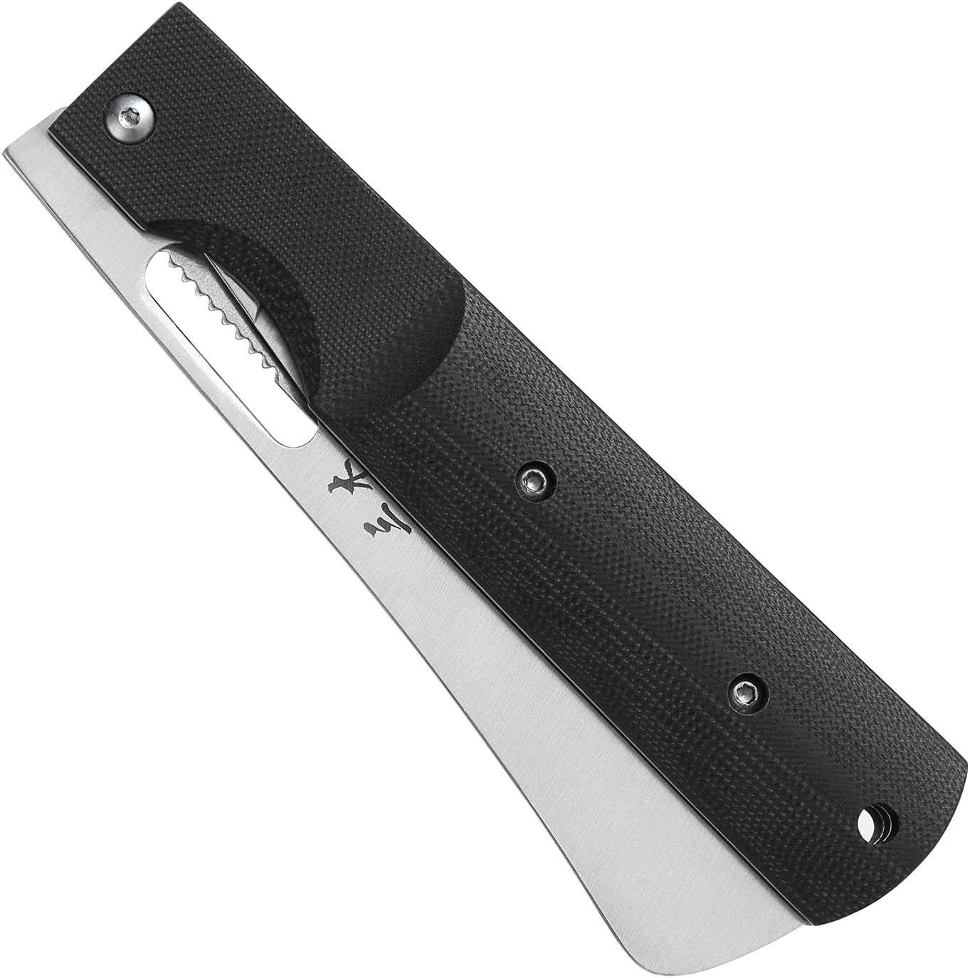 Miki Sharp 440A Stainless Steel Blade Japanese Kitchen Chef Folding Pocket Knife for Outdoor Camping Cooking (Chef Blade)