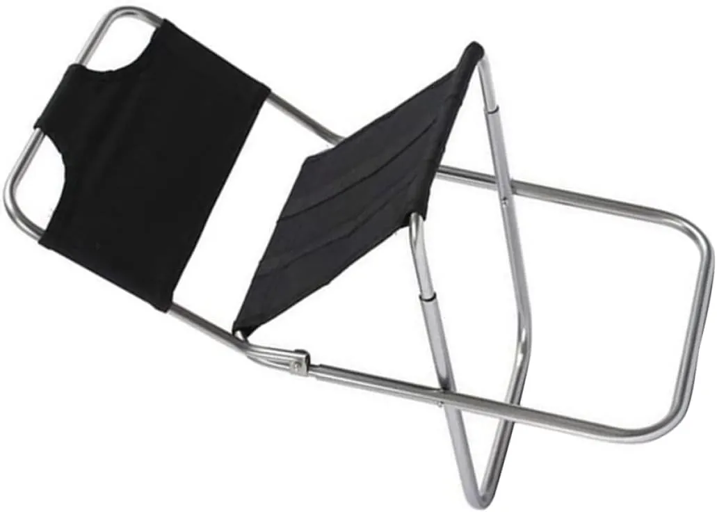 Milisten Compact Camping Chair Lightweight Stool Portable Folding Outdoor Leisure Fishing Picnic Barbecue