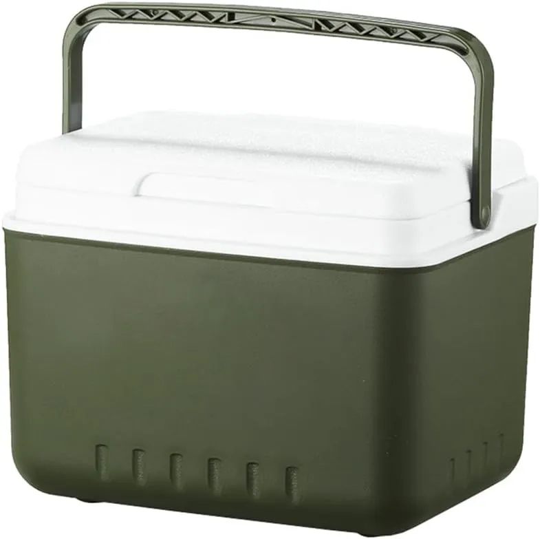 Mini Insulated Hard Cooler Lunch Box, 5 Quart Small Cooler with Handle, Portable Ice Retention Cooler Lunch Boxes for Camping, Picnic, Beach