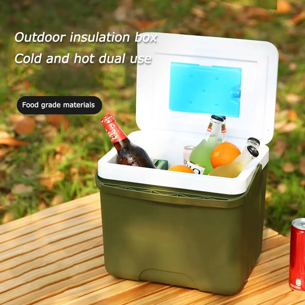 Mini Insulated Hard Cooler Lunch Box, 5 Quart Small Cooler with Handle, Portable Ice Retention Cooler Lunch Boxes for Camping, Picnic, Beach