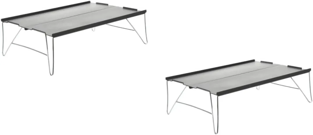 Mipcase Pcs Stable Camping Table Aluminum Legs Foldable Outdoor Table for Beach Hiking