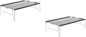Mipcase Pcs Stable Camping Table Aluminum Legs Foldable Outdoor Table for Beach Hiking