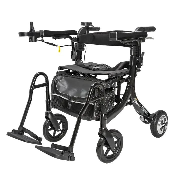 Miracle Mobility 4N1 Electric Walker Wheelchair (Open Box)