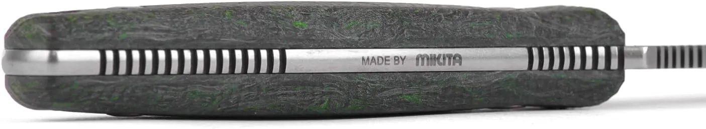 MKM TPF Fixed Blade Outdoor Tactical Knife, Designed by Bob Terzuola, CPM-MagnaCut Steel Blade, FatCarbon, Made in Italy