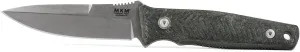 MKM TPF Fixed Blade Outdoor Tactical Knife, Designed by Bob Terzuola, CPM-MagnaCut Steel Blade, FatCarbon, Made in Italy