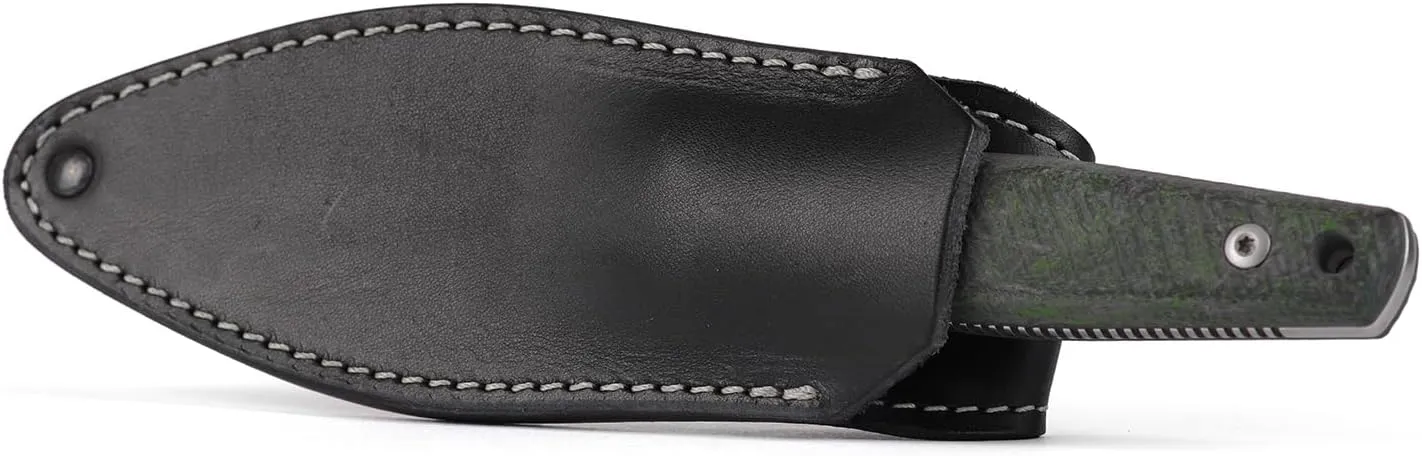 MKM TPF Fixed Blade Outdoor Tactical Knife, Designed by Bob Terzuola, CPM-MagnaCut Steel Blade, FatCarbon, Made in Italy