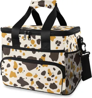 MNSRUU Cooler Bag Retro Ethnic Soft Cooler Bag Insulated Lunch Totes Picnic Bag Beach Cooler Lunch Box Container with Adjustable Shoulder Strap