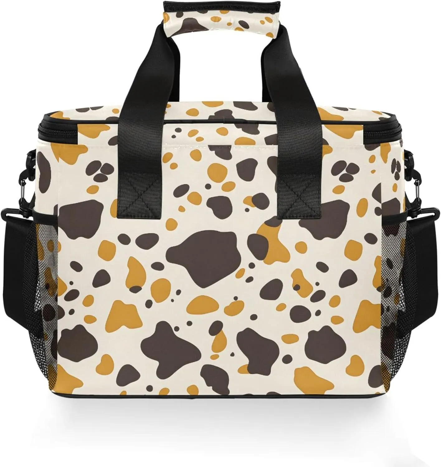 MNSRUU Cooler Bag Retro Ethnic Soft Cooler Bag Insulated Lunch Totes Picnic Bag Beach Cooler Lunch Box Container with Adjustable Shoulder Strap