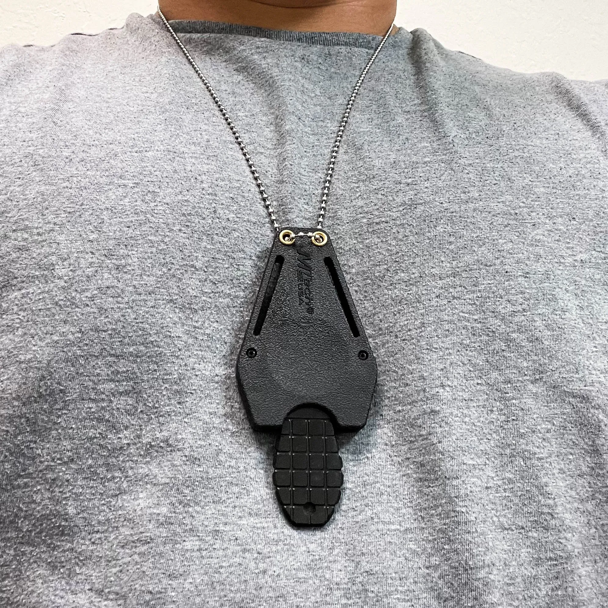 MTECH Black Tactical Neck Knife